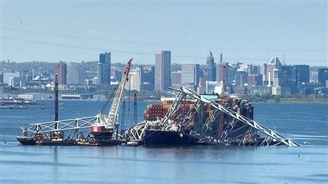 bridge hit by cargo ship